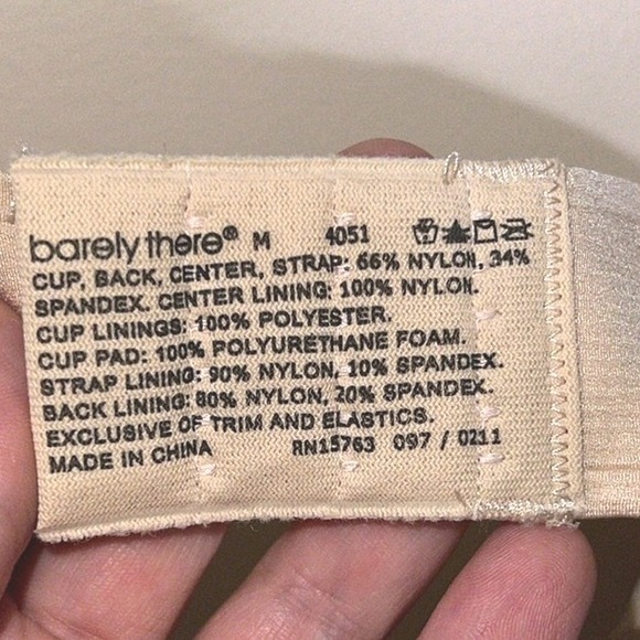 Barely‎ There CustomFlex Fit Dreamform Underwire Bra Medium Nude Used Once EUC - Picture 10 of 10